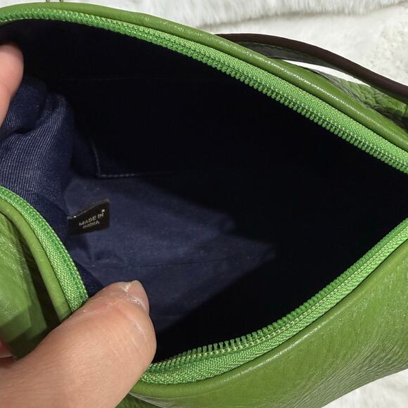 COACH Vintage Y2K EST. 1941 Leatherware Green Mini Shoulder Baguette Bag - Picture 6 of 8